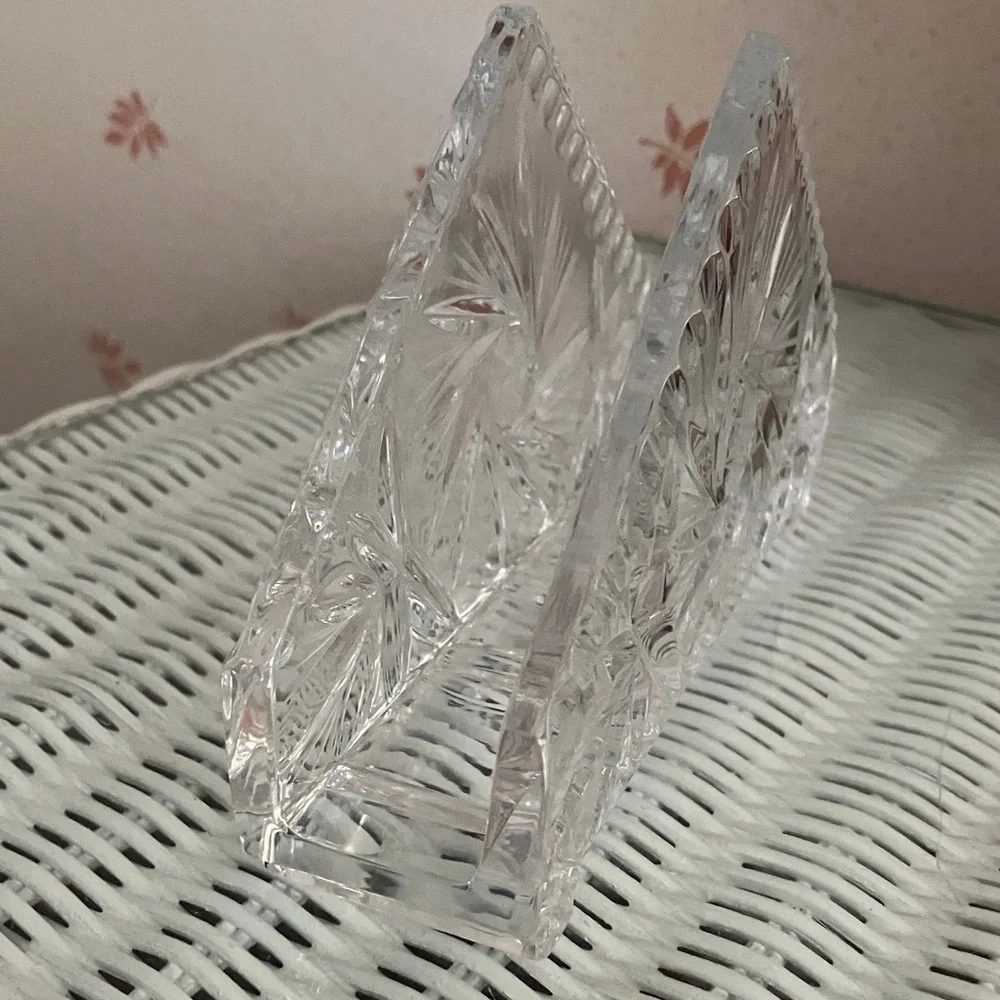 vintage Czech Lead Crystal vintage cut